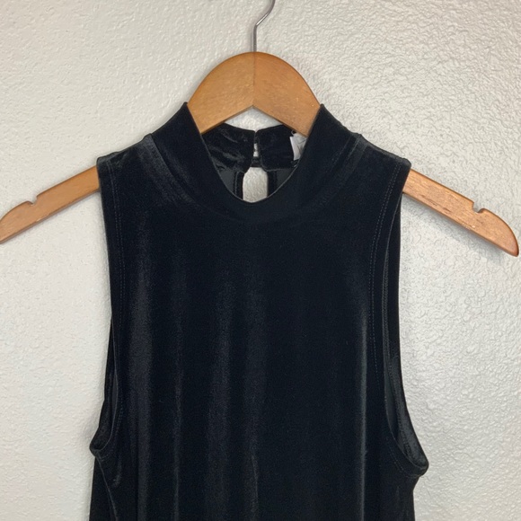 One Clothing Velvet Halter Dress - Picture 2 of 9